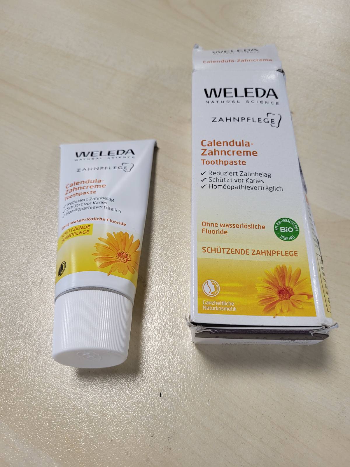 275949 - WELEDA Pastë dhëmbësh Organike Calendula, 75 ml