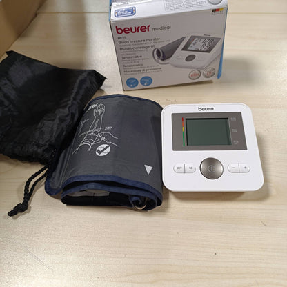 275299 - BEURER BM 27 - Monitor tensioni i gjakut për krahun e sipërm, me kontroll të përshtatshmërisë së manshetës, i validuar klinikisht, manshetë për 22-42 cm, tregues rreziku, zbulim i aritmisë, transferim të dhënash në Apple Health