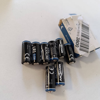 274415 - ANSMANN Bateri Alkaline LR1 (Pako me 8), 1.5V për Kalkulatorë Xhepi, Ora Muri, Hapëse Derash Garazhi me Telekomandë, Bateri të Njëpërdorshme
