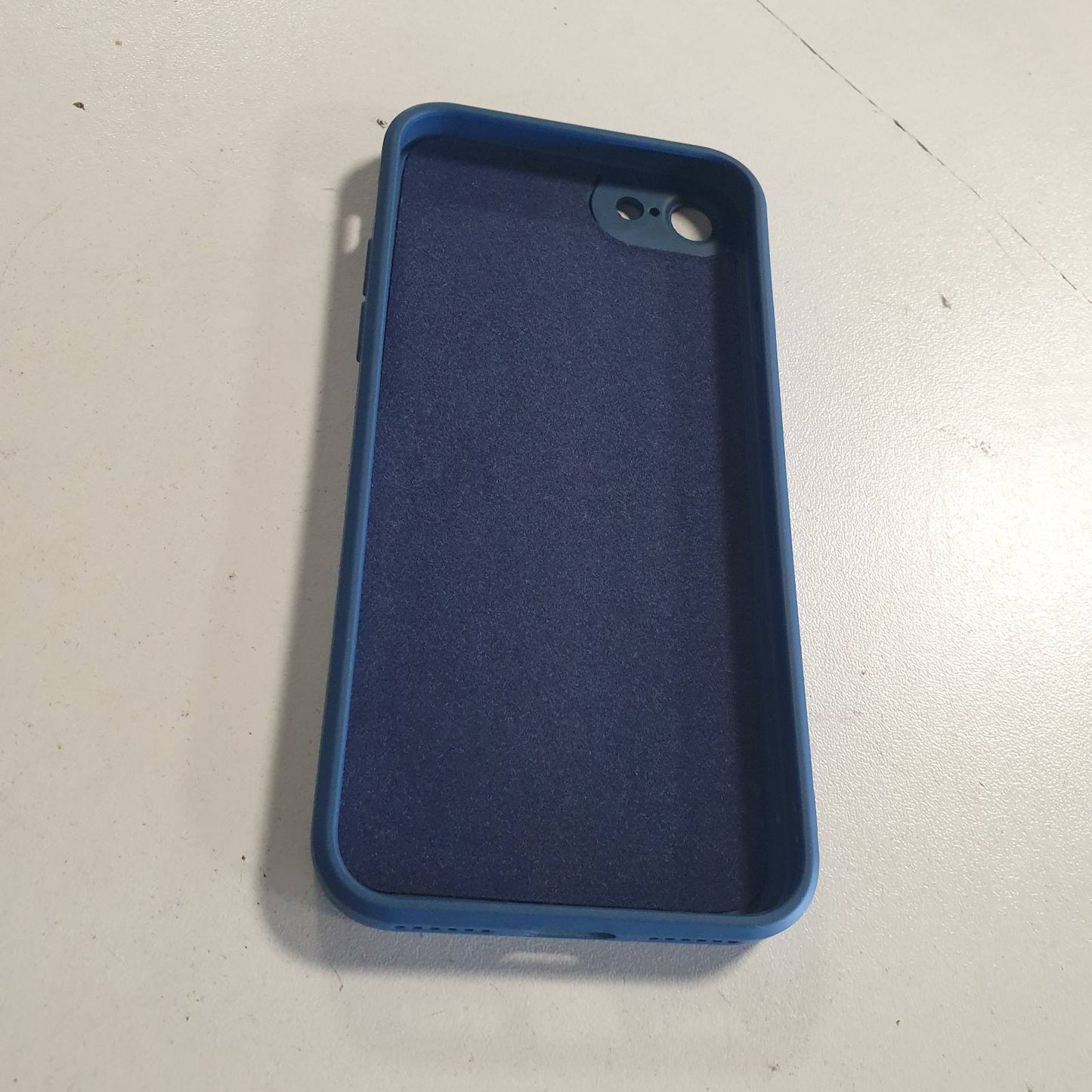 274752 - YISICA Mbështjellëse silikoni për iPhone SE 2020 / iPhone 8 / iPhone 7 / iPhone SE 2022, 4.7", Blu marine