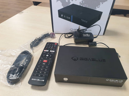 276086 - GigaBlue UHD Trio 4K PRO - Tuner Kombinues, W-LAN 1200Mbps, 1 x Tuner DVB-S2X, 1 x Tuner DVB-C/T2, schwarz