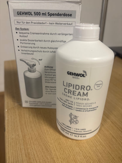295100 - Gehwol Lipidro Krem 500 ml me pompë dozimi