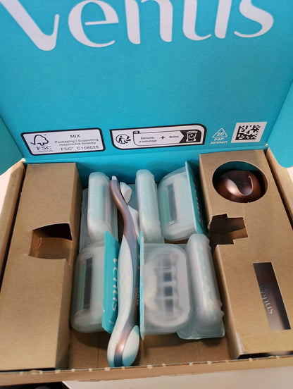 300674 - GILLETTE Brisk Venus Pro Smooth Sensitive për Femra, Metal, Rozë e Artë