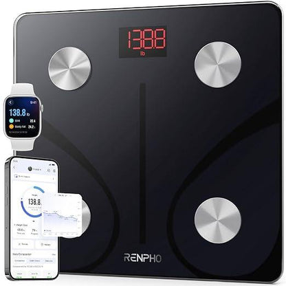 296929 - Peshore inteligjente RENPHO për peshën trupore, BMI-në dhe yndyrën trupore, 13 metrika, Elis 1