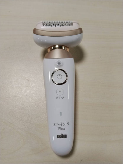 296534 - Braun Depilator elektrik për femra Silk Epil 9, 9-041 3D, i bardhë dhe i artë