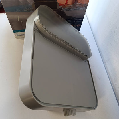 288791 - BESTWAY Tabaka Ruajtjeje Xtras Lay-Z-SPA 4-në-1, 32 x 30 x 18 cm, e Rregullueshme, e përshtatshme për të gjitha modelet Lay-Z-SPA, Ndarje Ruajtjeje Rezistent ndaj Spërkatjeve, Grepa Peshqirësh, Mbajtëse Tableti