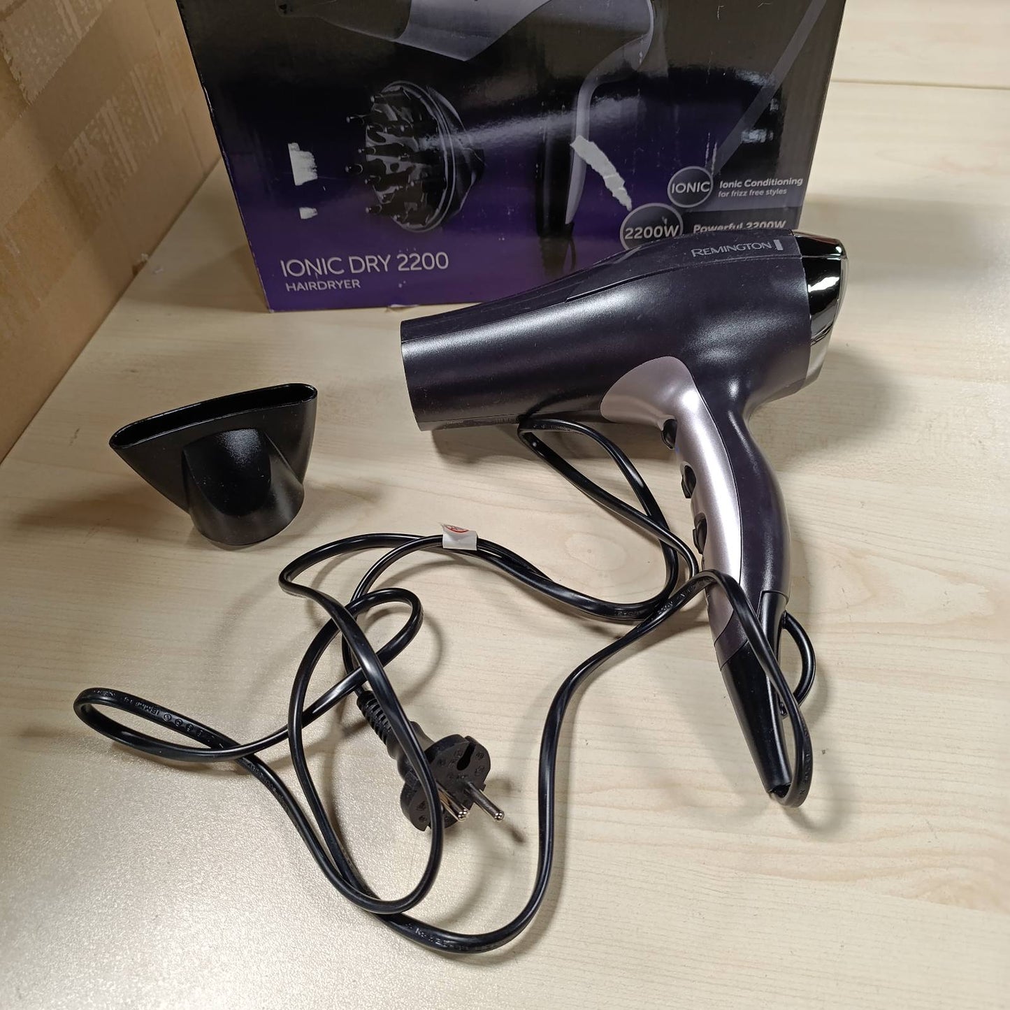 275317 - REMINGTON Tharëse flokësh Ionic Pro-Air Turbo, 2400W, 3 cilësime ngrohjeje, 2 cilësime ventilatori, ftohje, D5220.