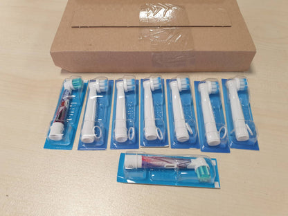316177 - ORAL-B Koka furçash dhëmbësh elektrike Sensitive Clean, pako me 8, të bardha