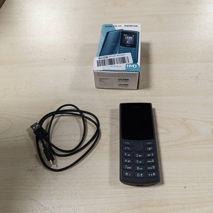 276627 - NOKIA 105 4G Edicioni i 2-të (2024), ekran 1.77 inç, bateri 1450 mAh, memorie 128 MB, Bluetooth 5.0, USB Type-C, portë kufjesh 3.5 mm, kartë SIM e dyfishtë, IP54, radio FM, Ngjyrë qymyri