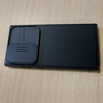 274080 - NILLKIN Mbrojtëse CamShield Pro për Galaxy S24 Ultra 5G, Mbrojtje Rrëshqitëse e Kamerës, Mbrojtëse e Hollë Rezistent ndaj Goditjeve për Samsung Galaxy S24 Ultra 6.8 Inç - E Zezë