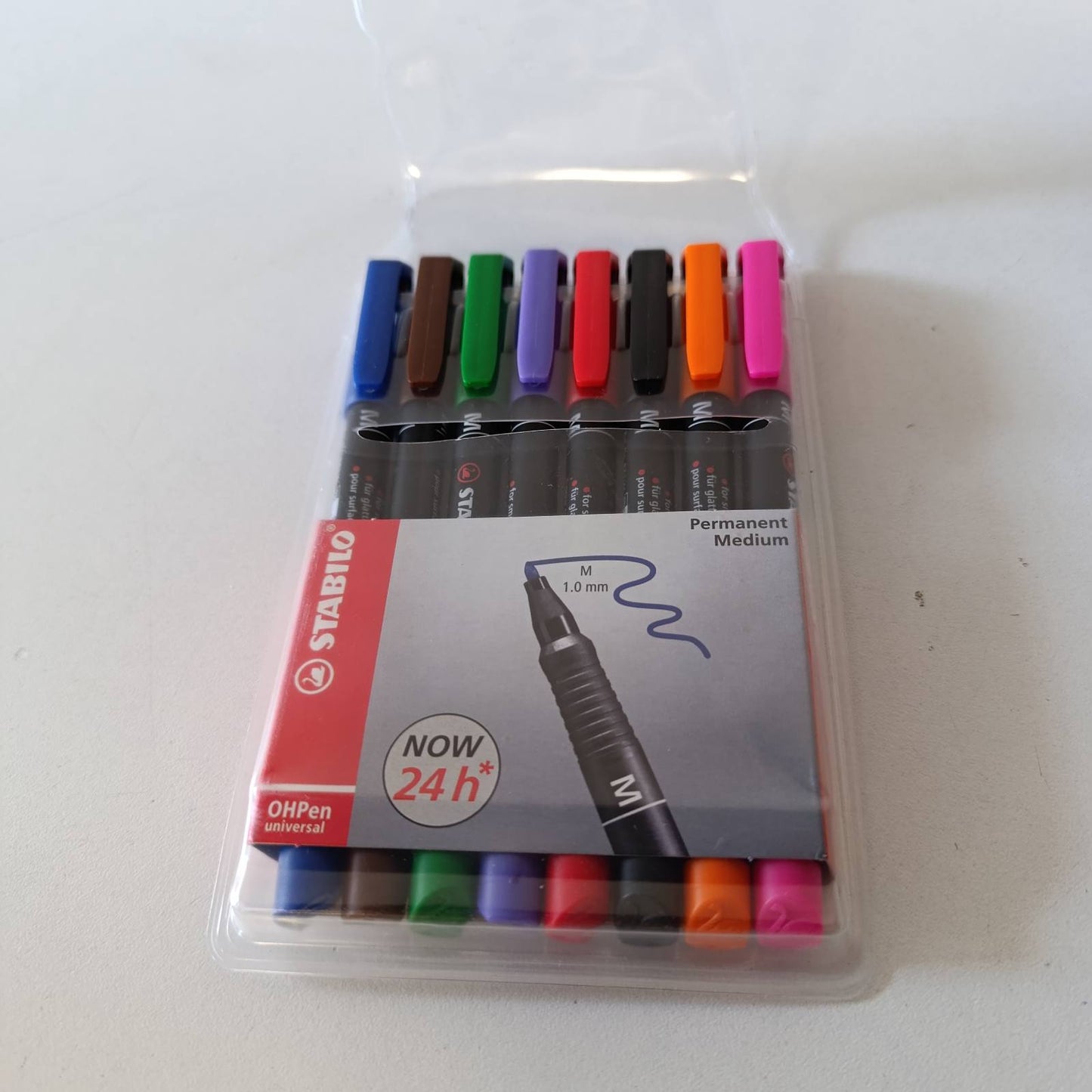 274443 - STABILO Folienstift OHPen universal i përhershëm i mesëm, Pako me 8 copë