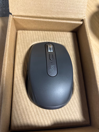 273018 - LOGITECH Maus kompakt pa tel MX Anywhere 3S, 8K DPI, USB C, Bluetooth, për Windows PC, Linux, Chrome, Mac - Graphite