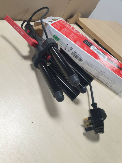 275198 - REVLON Wave Master Jumbo Waver, tre boshte të mëdha, veshje qeramike me turmalinë, 30 cilësime nxehtësie deri në 190 °C, RVIR3056UKE