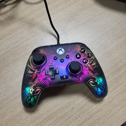 295491 - POWERA Kontrolluesi pa tel FUSION Pro për Xbox Series X|S me Lumectra, ndriçim RGB, dizajn të fshehur, majë gishtash me lartësi të rregullueshme, module të efektit Hall
