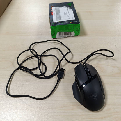 276320 - RAZER Basilisk V3 - Maus Lojërash me Tel, 10+1 Butona të Programueshëm, Rrotë HyperScroll me Animacion, 11 Zona Ndriçimi Chroma RGB, Çelës Optik i Mausit, Fokus me Sensor Optik+ 26K DPI, i Zi