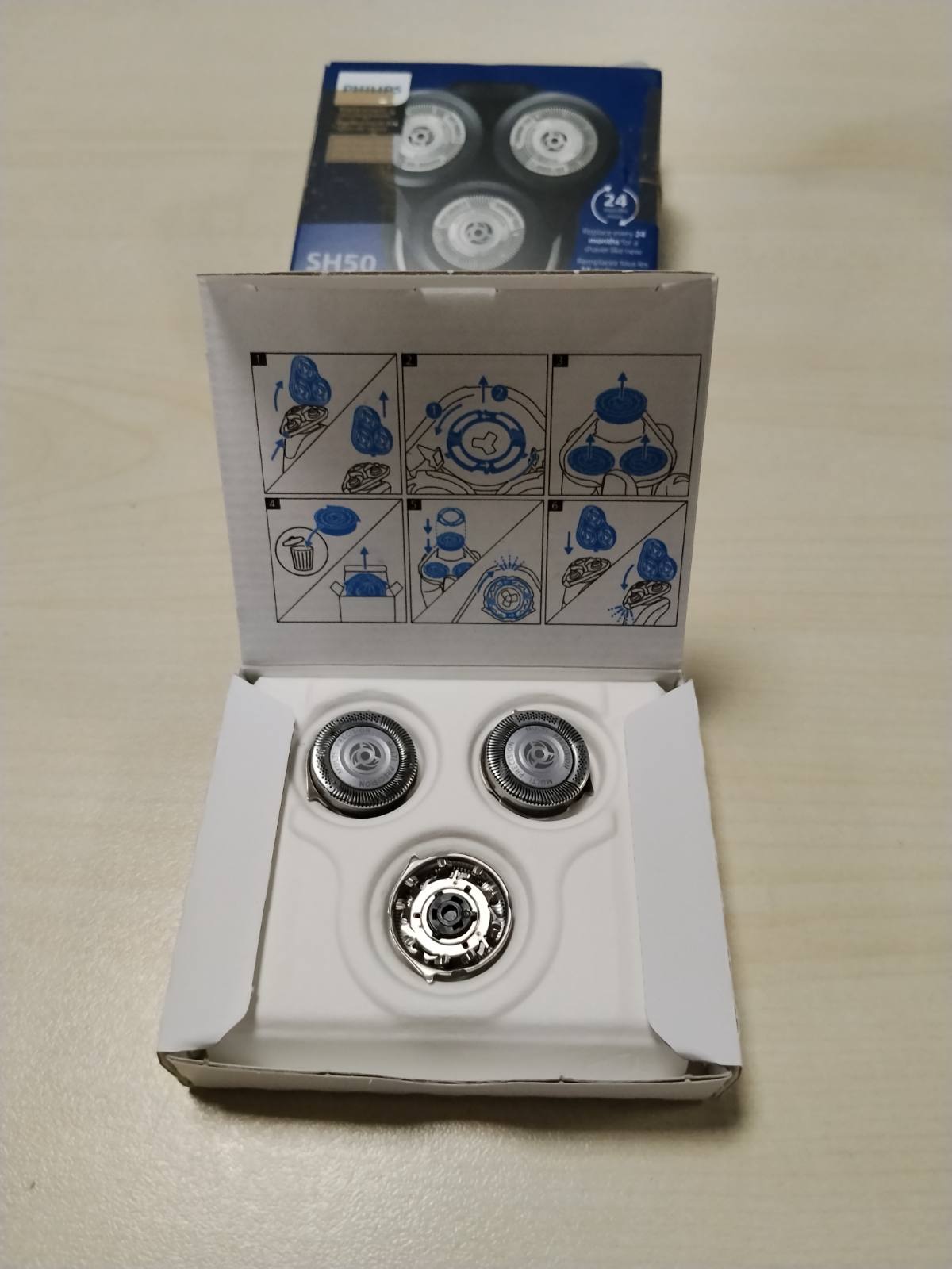 296884 - PHILIPS Kokat e rrojës Shaver Series 5000 (modeli SH50/50)
