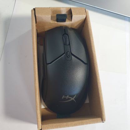 273065 - HYPERX Maus pa tel për lojëra Pulsefire Haste, 2 bërthama, ultra i lehtë 70g, sensor optik deri në 12,000 DPI, lidhje Bluetooth 2.4 GHz, e zezë