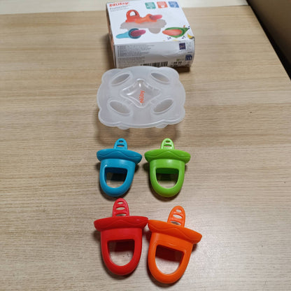 321833 - NUBY - Fruitsicles, 4 Forma për akullore me doreza, për fëmijë 6+ muaj