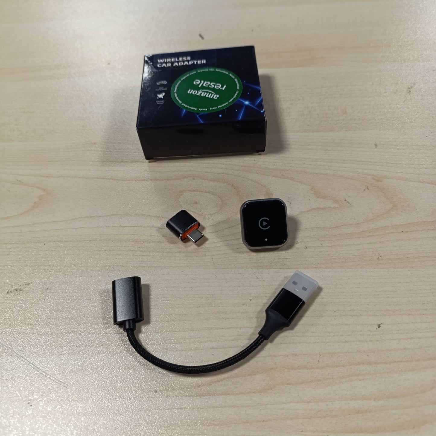 273458 - ADAPTUES pa tel CarPlay 2-në-1, Bluetooth 5.3, Wi-Fi 6, Plug & Play