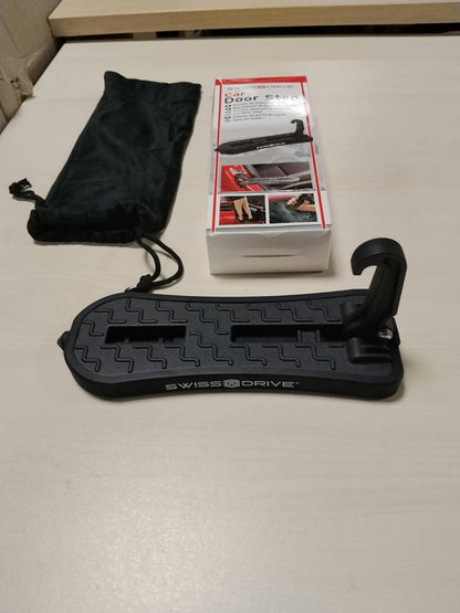 313643 - SHKALLË DERE MAKINASH S SUMEX, 21 CM, PEDAL KËMBËSH I PALOSSHËM, AUTOMJET ME ÇEKIÇ SIGURIE, PËRFSHIRË ÇANTË RUJTJE, ALIAZH ALUMINI, PEDAL THEMRE, QASJE E LEHTË NË ÇATI, E NGARKUESHME DERI NË 230 KG