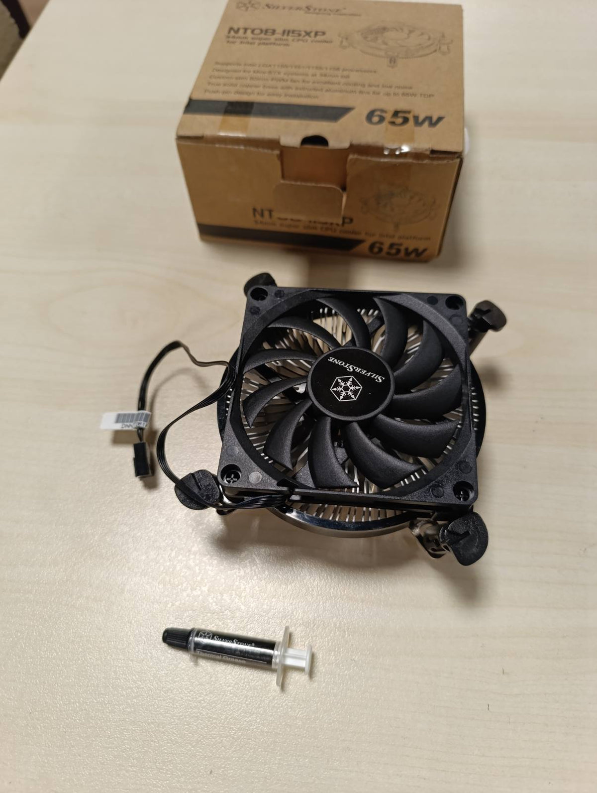 309035 - SILVERSTONE Ftohës CPU NT08-115XP 8 cm i Zi