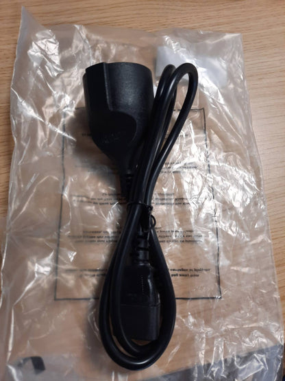 309309 - Kabllo energjie adaptues për kabllon sonero UPS C14 në kabllon e pajisjes CEE7, e zezë, 1 m