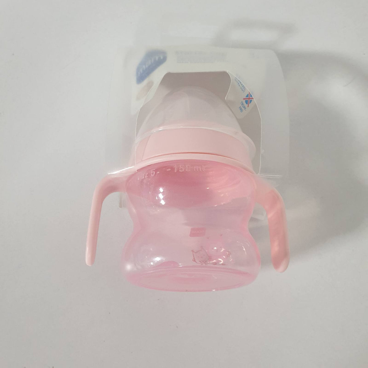 306819 - MAM Filxhan për thithje Starter Cup 150 ml, doreza që nuk rrëshqasin, nga 4 muajsh, buf