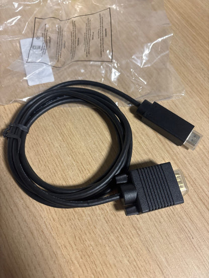 310557 - Amazon Basics Kabllo HDMI në VGA, Unidirekcional, 1.8 m, 1080p, i zi