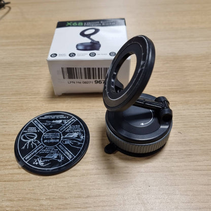 309959 - MBAJTËSE TELEFONI MAGNETIKE me Vakum për Makinë për Mag-Safe [Thithje 89+LBS & 3200gf Magnetike] - Ultra të Rregullueshme 360° për iPhone 17 Pro Max 16 15 14 13 12 Air Plus