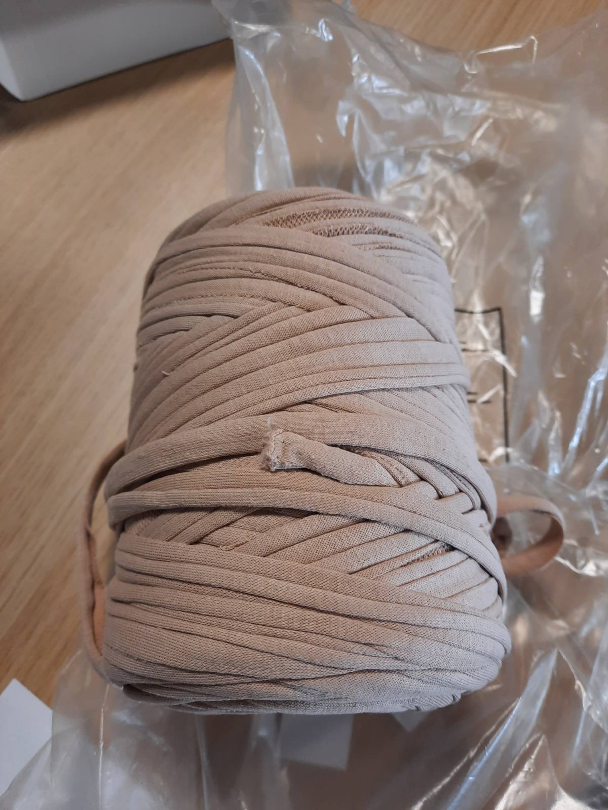 310377 - LEREATI Fije me grep 285g 100m, Fije poliesteri për çanta, thurje pambuk për punime artizanale, ngjyrë kaki