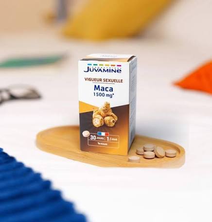 306844 - JUVAMINE Maca 1500 mg – 30 Tableta – Vegan – Prodhuar në Francë