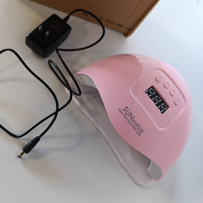 302146 - Llambë thonjsh UV LED 80W me sensor infra të kuqe, burim drite të dyfishtë, 4 modalitete kohëmatësi, 36 rruaza LED, ekran LCD për manikyr gjysmë të përhershëm, manikyr, pedikyr