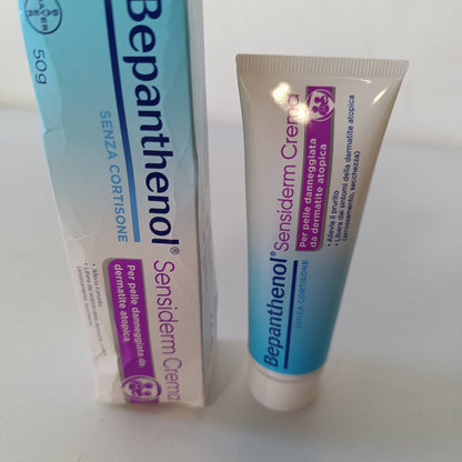 306489 - BEPANTHENOL Krem hidratues Sensiderm për dermatit atopik, ekzemë, 50g