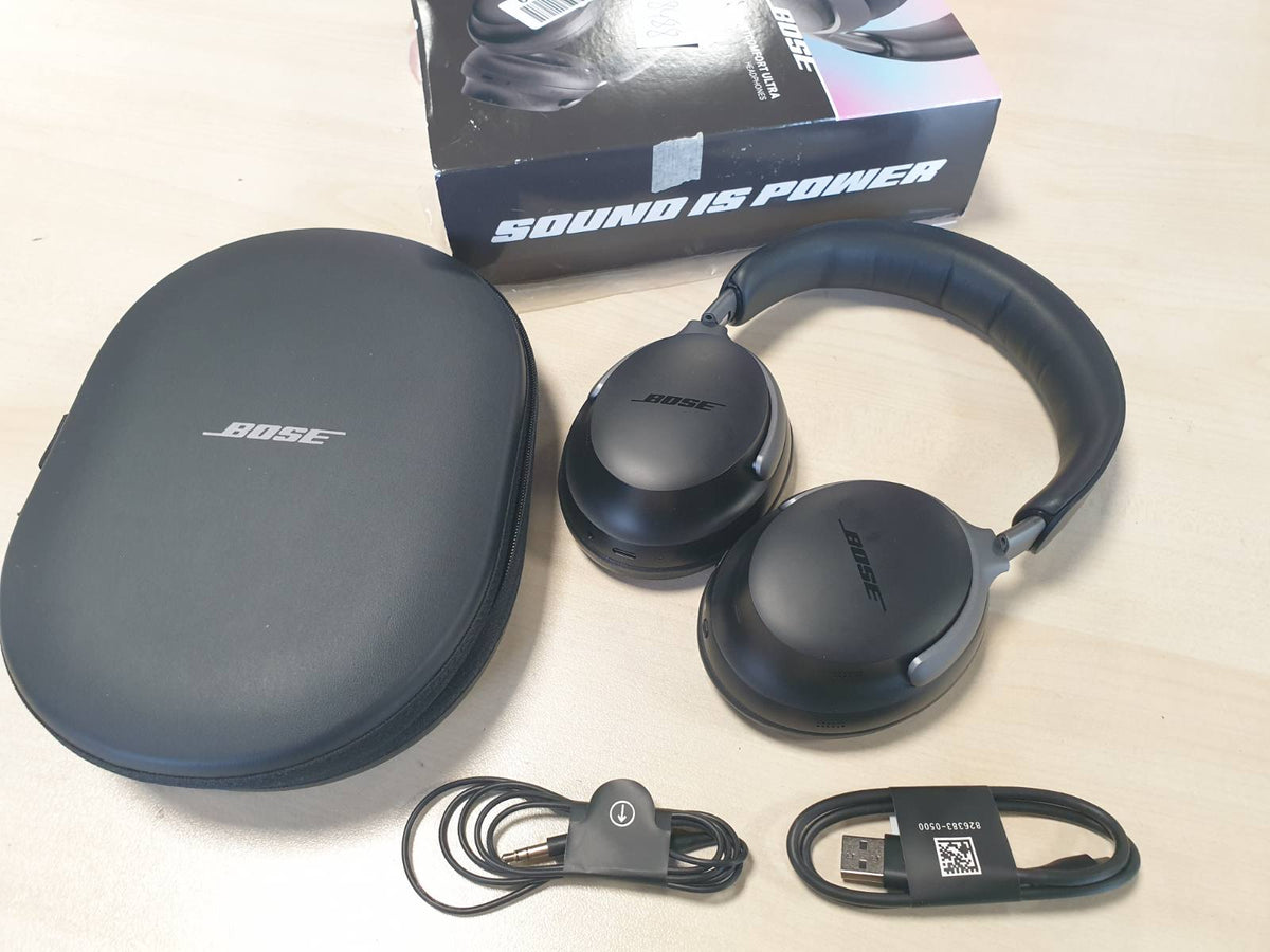 308488 - BOSE Kufje QuietComfort Ultra Wireless, Anulim Zhurme, Sound Surround, Kufje On-Ear me Mik, Jetëgjatësi Baterie deri në 24 Orë, të Zeza