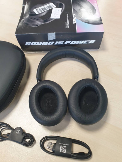 308488 - BOSE Kufje QuietComfort Ultra Wireless, Anulim Zhurme, Sound Surround, Kufje On-Ear me Mik, Jetëgjatësi Baterie deri në 24 Orë, të Zeza