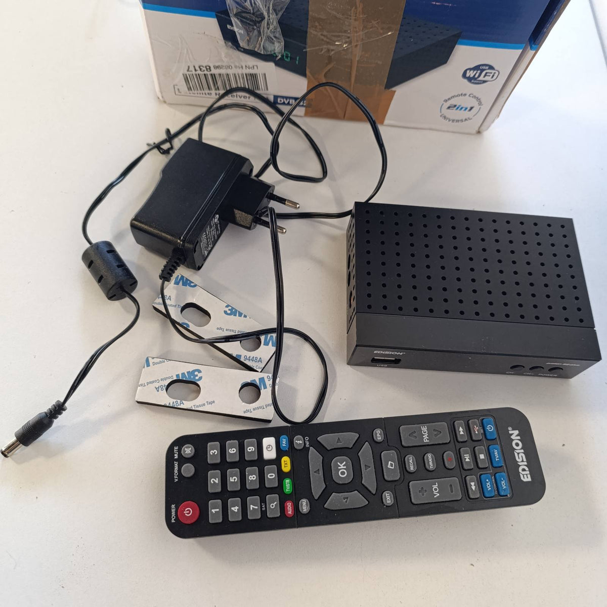 309935 - EDISION Marrës Satelitor Proton S2 Plus Full HD FTA, Telekomandë Comfort 2-në-1, DVB-S2, HDMI, SCART, S/PDIF, USB, LAN, Mbështetje USB WiFi, Lista e programeve gjermane e parainstaluar