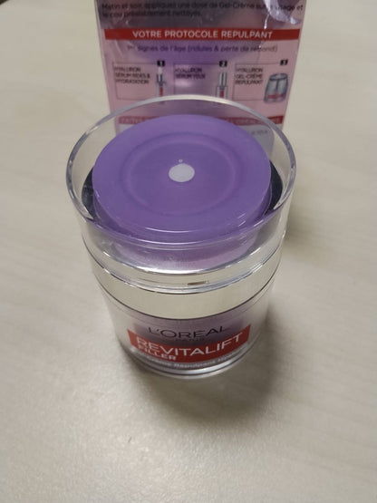 289993 - L'ORÉAL PARIS Krem Xhel Plotësues Hidratues dhe Anti-plakje me Acid Hialuronik, Ceramide, Niacinamidë dhe Glicerinë, 50 ml