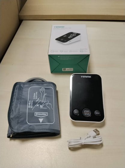 297050 - VIMMK Monitor dixhital i presionit të gjakut për krahun e sipërm, Ekran LED, Zbulim të aritmisë, 2 x 120 cilësime memorieje, Madhësia e manshetës 22-40 cm
