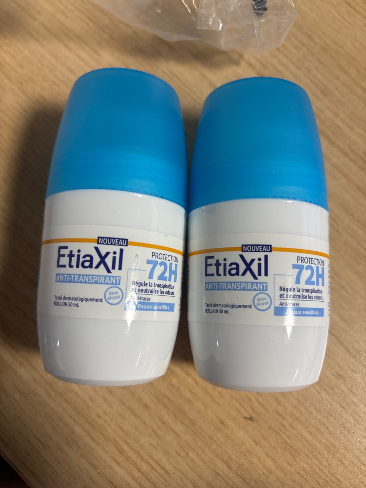 303409 - ETIAXIL Antidjersitës Roll-On Mbrojtje 72-orëshe për Lëkurë të Ndjeshme 2x50ml