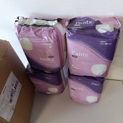 321349 - HEALTHCARE Të brendshme për femra nga Amazon, madhësi të mëdha 40 copë (4 pako me nga 10), të bardha