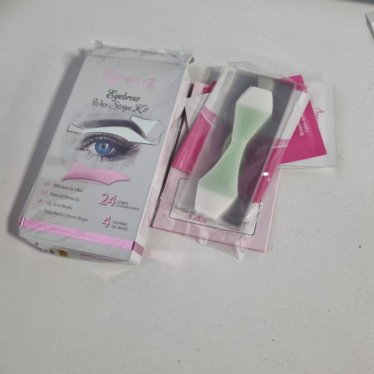 304012 - Beauty7 – Set me shirita dylli për vetulla dhe set me shirita dylli për buzë (2 sete)