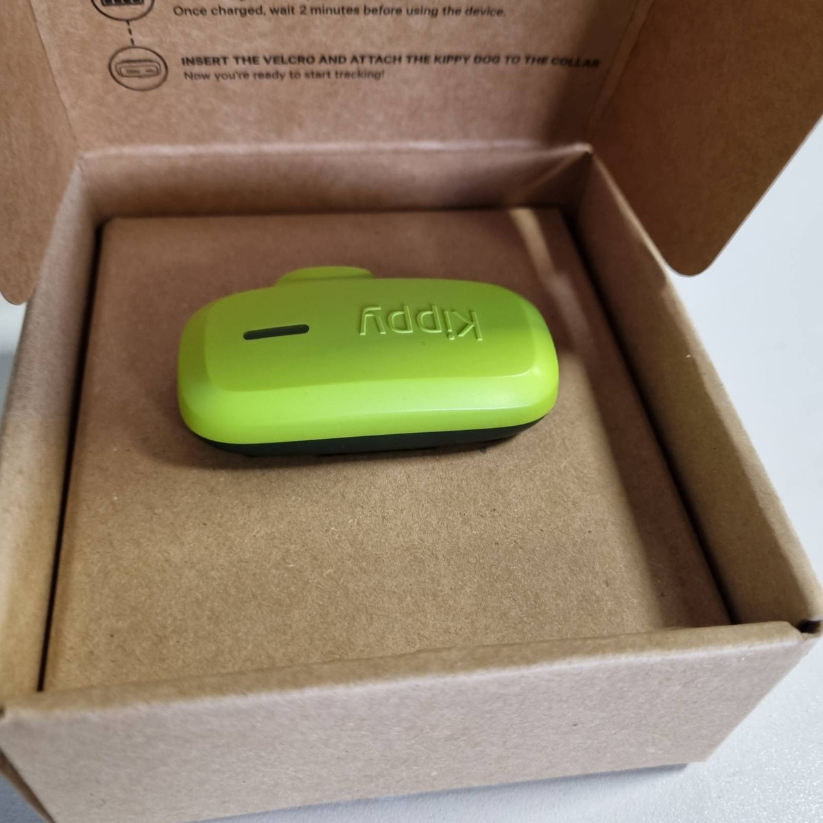309757 - KIPPY DOG | GPS për Qen – Gjurmues GPS i papërshkueshëm nga uji për qen, fiksohet në jakë – Gjurmues aktiviteti dhe shëndeti për qenin tuaj, me gardh virtual dhe njoftime – Jeshile