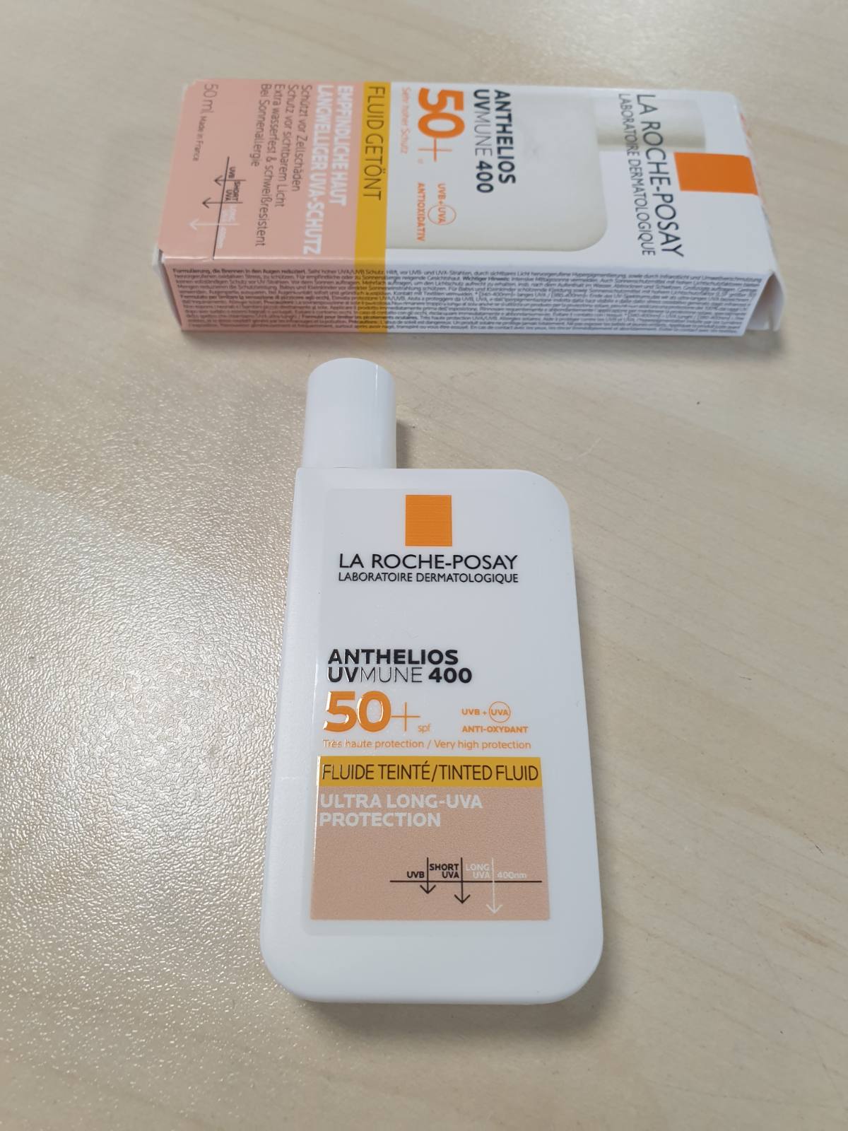 289985 - LA ROCHE-POSAY Anthelios Invisible Fluid, UVMune 400 me SPF 50+, lëng mbrojtës nga dielli për lëkurë të ndjeshme, 50 ml