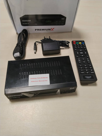 305323 - PREMIUMX Marrës Satelitor HD 520SE FTA, DVB-S2, FullHD, HDMI, SCART, 2X USB, Multimedia Player, Paraprogramuar për Astra dhe Hotbird