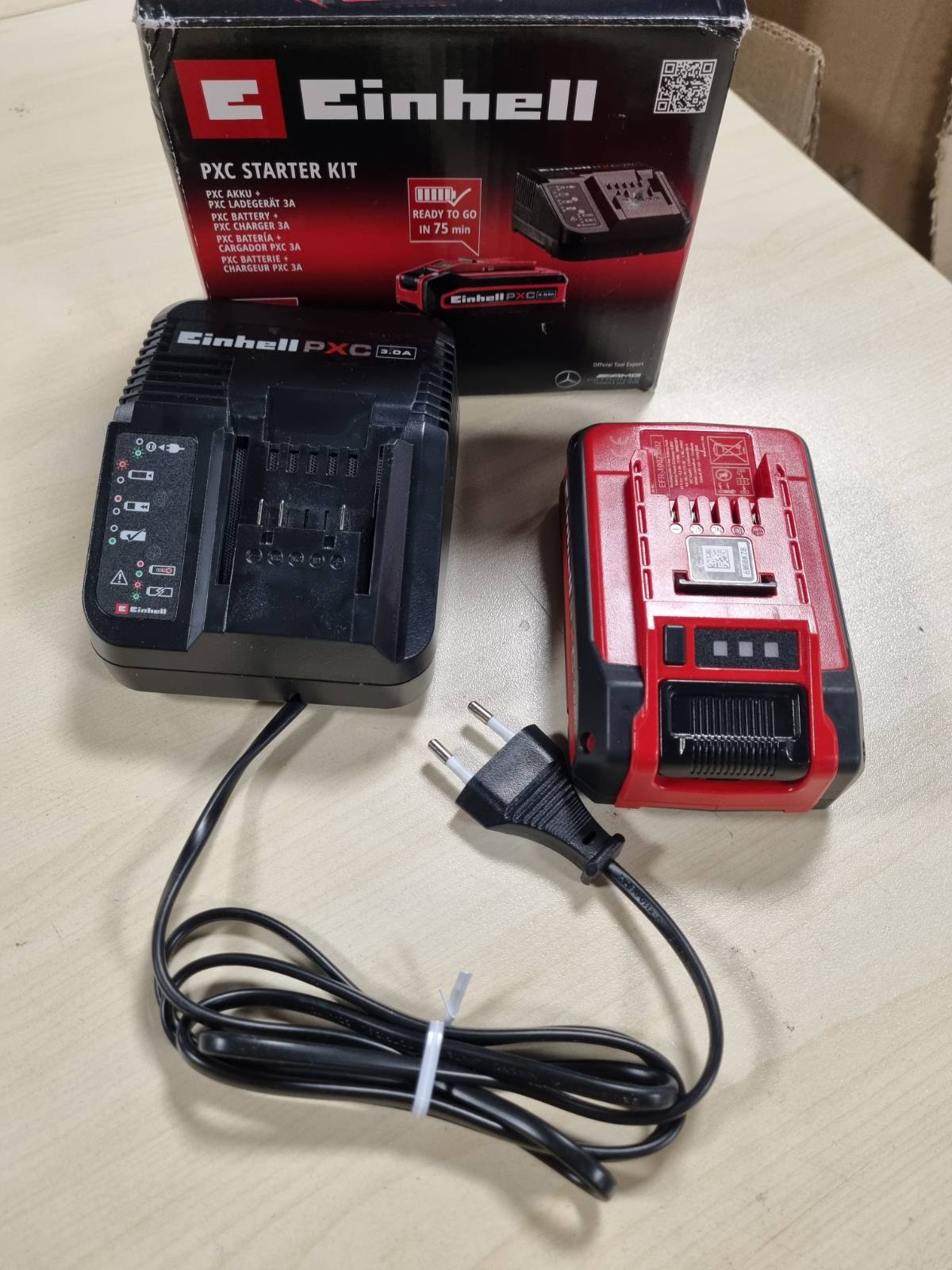 312822 - EINHELL | Kit fillestar origjinal PXC+ | Kapacitet 4,0 Ah