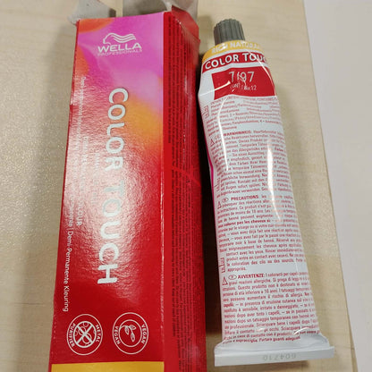 306790 - WELLA PROFESSIONALS Color Touch Rich Naturals – Ngjyrë intensive vegane për flokë pa amoniak me pastrues metali – për nuanca të thella dhe natyrale që zgjasin deri në 28 larje – 7/97 Bjonde e Mesme Cinder Brown – 60 ml