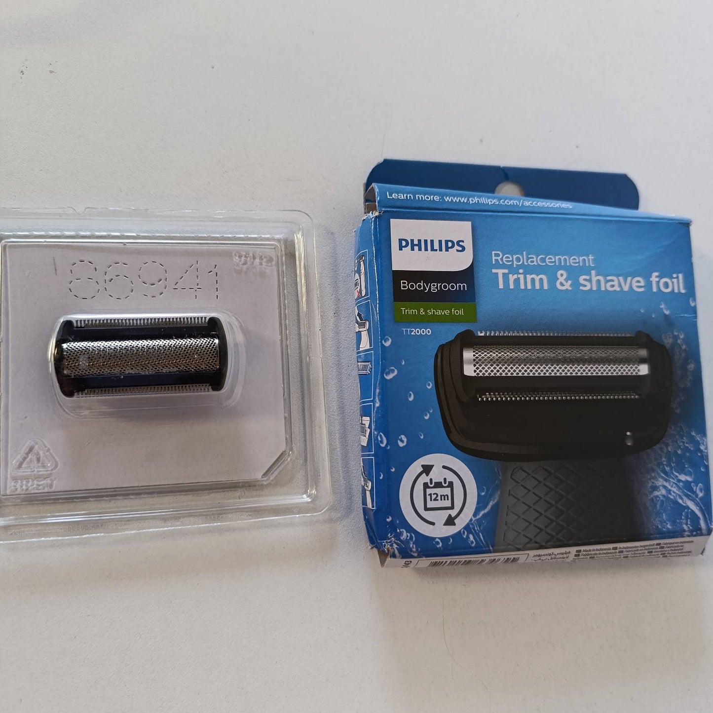 321716 - PHILIPS TT2000/43 Depilues për Meshkuj - Kokë Zëvendësuese - Pajtueshëm me Makinat e Rruajtjes së Trupit Philips Series 7000, 5000 dhe 3000
