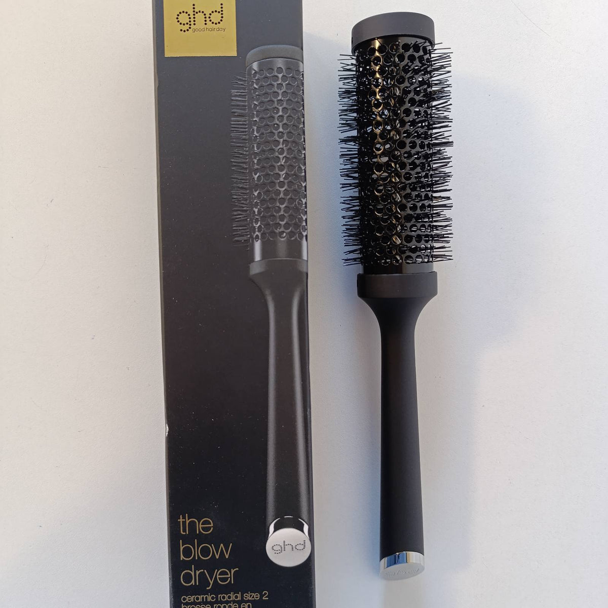 306416 - GHD Furçë flokësh e rrumbullakët me tharëse flokësh, qeramike, më shumë vëllim, kundër kaçurrelave