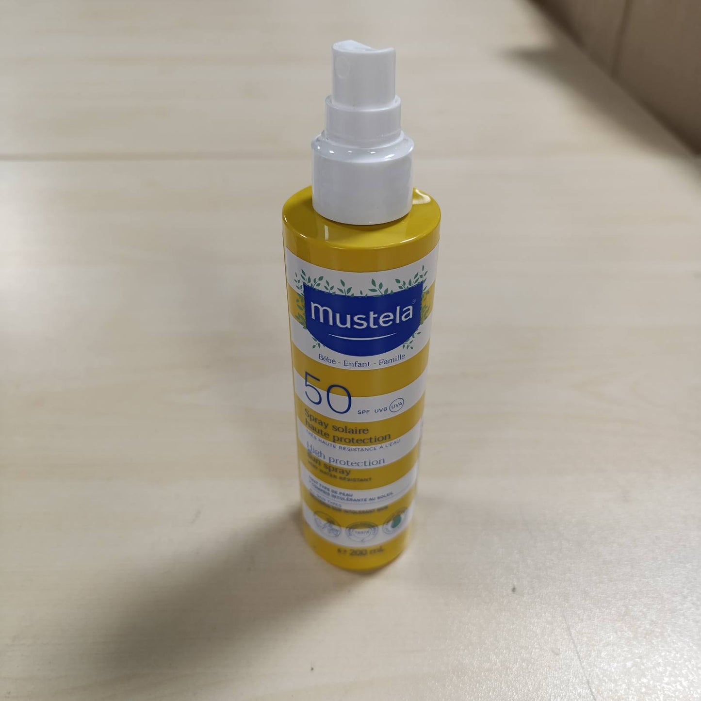289788 - MUSTELA Mustela High Protection Family Sunscreen Spray SPF 50 për Fytyrën dhe Trupin, 200ml