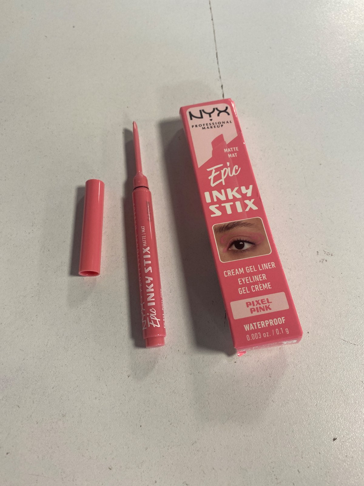 321850 - NYX PROFESSIONAL MAKEUP Epic Inky Stick Cream Gel Eyeliner - Pixel Pink - i papërshkueshëm nga uji